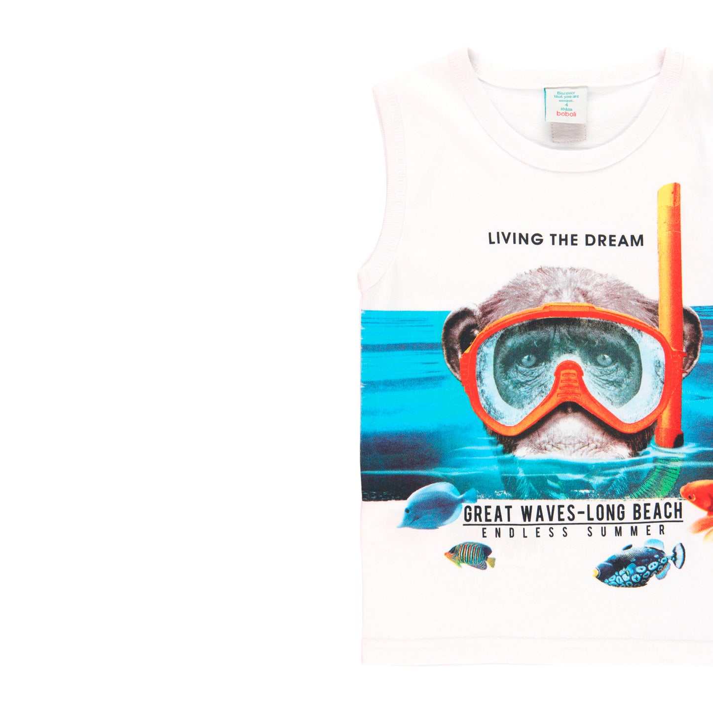 MAGLIA BAMBINO BIANCO 834106 1100 BOBOLI