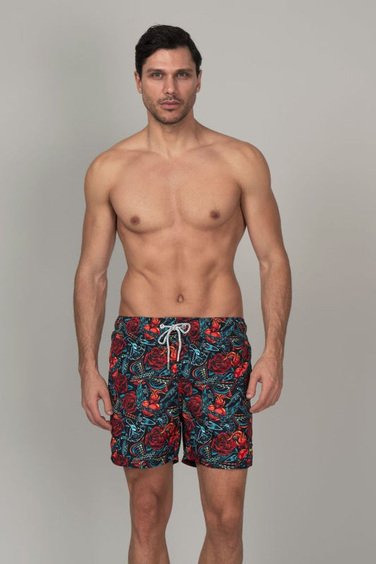 BOXER MOLLA UOMO NERO BOXERF22 2048 FXXK