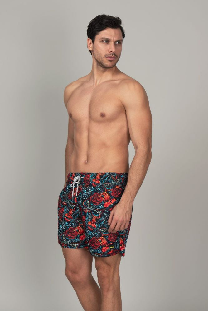 BOXER MOLLA UOMO NERO BOXERF22 2048 FXXK