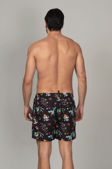 BOXER MOLLA UOMO NERO BOXERF22 2050 FXXK