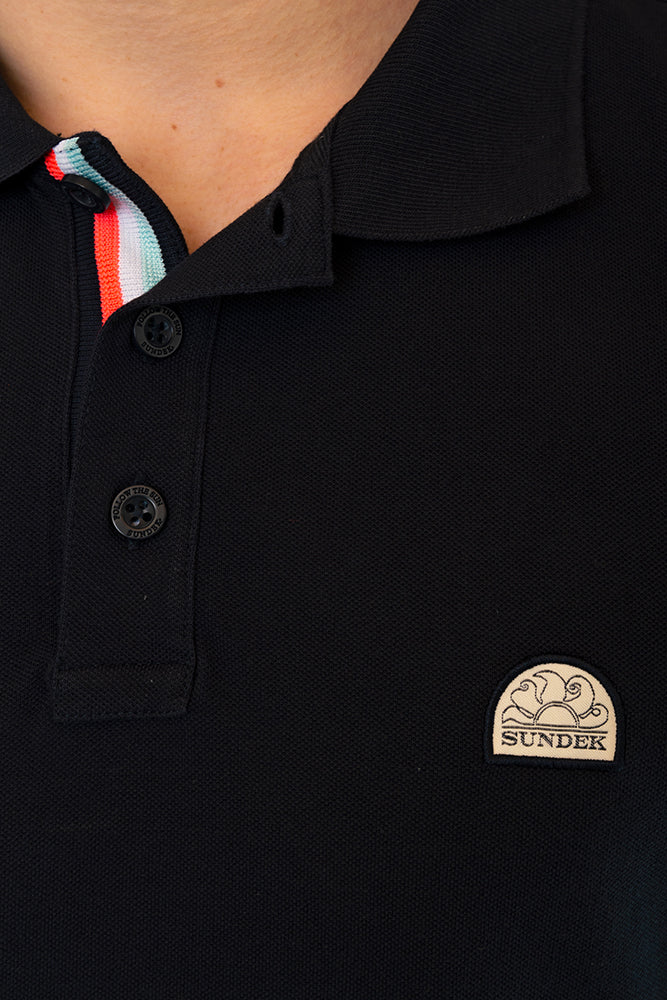 MAGLIA POLO UOMO BLU NAVY M798 00724 SUNDEK