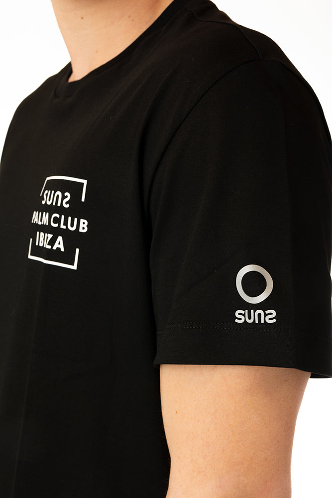 MAGLIA T-SHIRT UOMO NERO TSS01015 V2 SUNS
