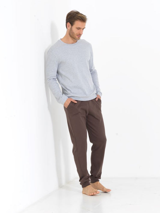PIGIAMA AUTUNNO/INVERNO UOMO MARRONE 91019 CORTECCIA BISBIGLI