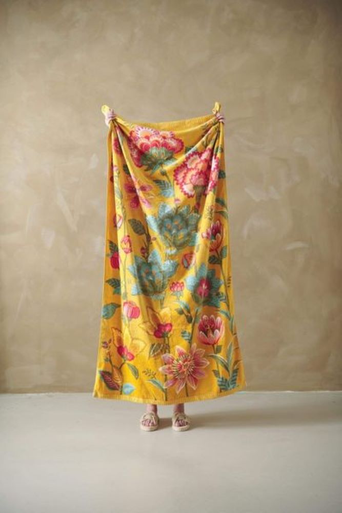 TELO MARE SPUGNA DONNA GIALLO SUNNY YELLOW PIP STUDIO