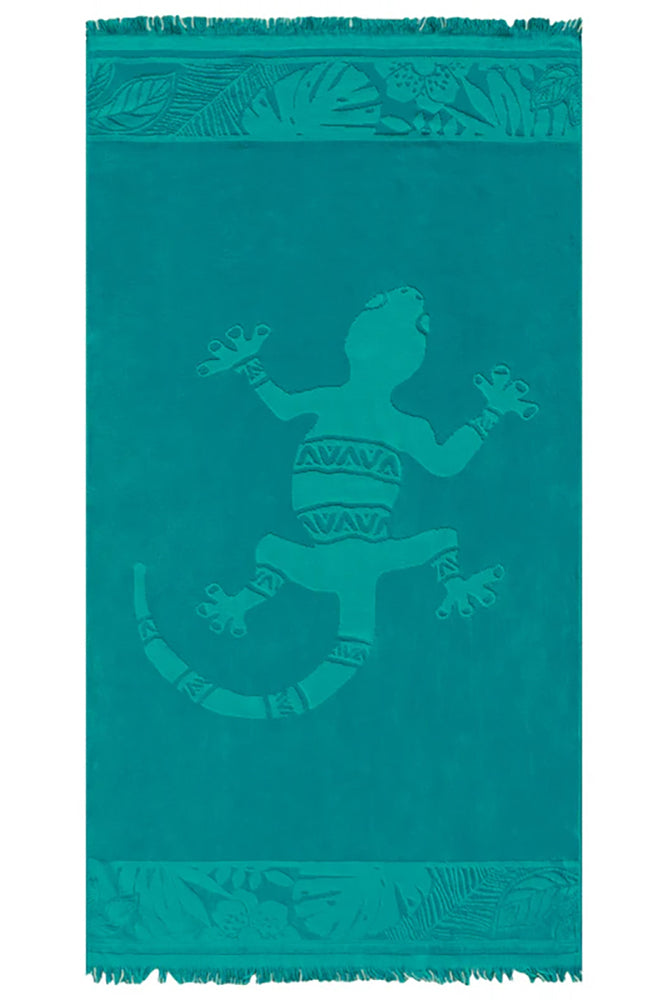 TELO MARE SPUGNA UNISEX AZZURRO DANTELA KARIBA COMPTOIR DE LA PLAGE