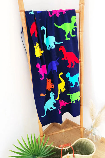 TELO MARE MICROFIBRA BAMBINO ROSA KIDS NOUNOURS COMPTOIR DE LA PLAGE