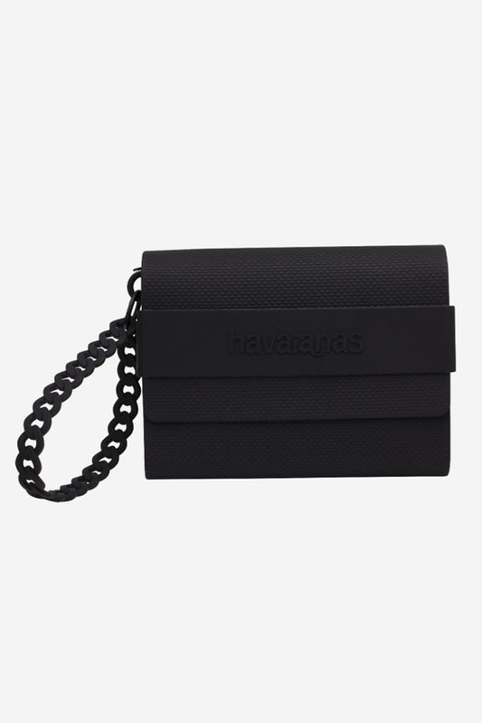 POCHETTE UNISEX NERO CLUTCH NERO HAVAIANAS