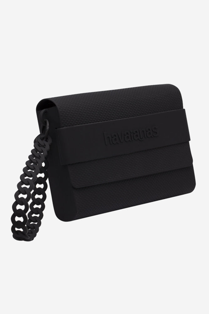 POCHETTE UNISEX NERO CLUTCH NERO HAVAIANAS