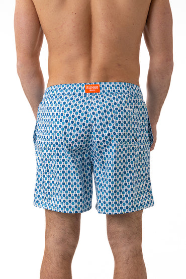 BOXER MOLLA UOMO AZZURRO H35111 PADEL0113 SUN 68