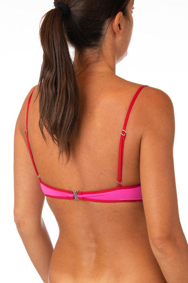 MIX REGGISENO BRASSIERE DONNA ROSA/ROSSO MARY ROSAROSSO BE BEACH