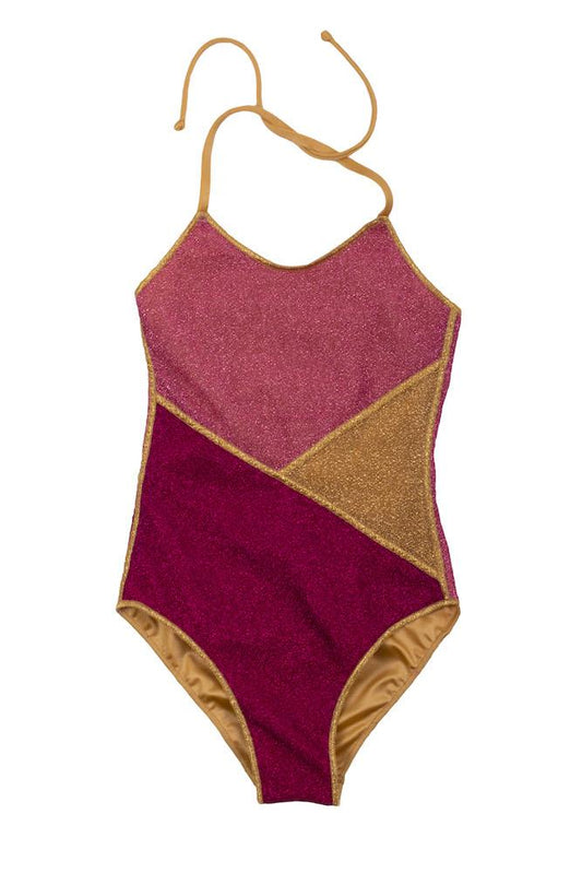 INTERO BAMBINA BE BEACH Fucsia/bordeau