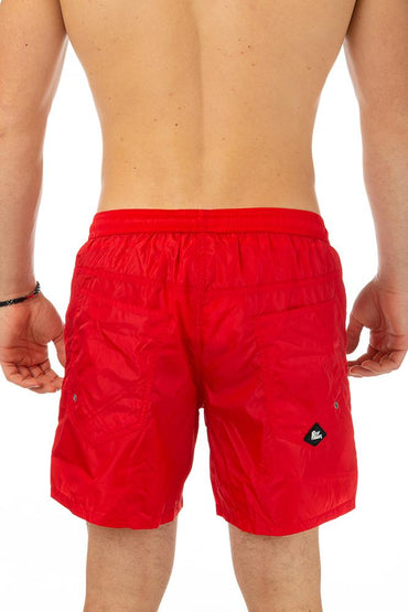 BOXER MOLLA UOMO ROSSO NEWBEACH ROSSO ROY ROGER'S