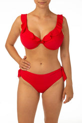 BIKINI FERRETTO DONNA ROSSO A167-05 80 BERNE' MABEL