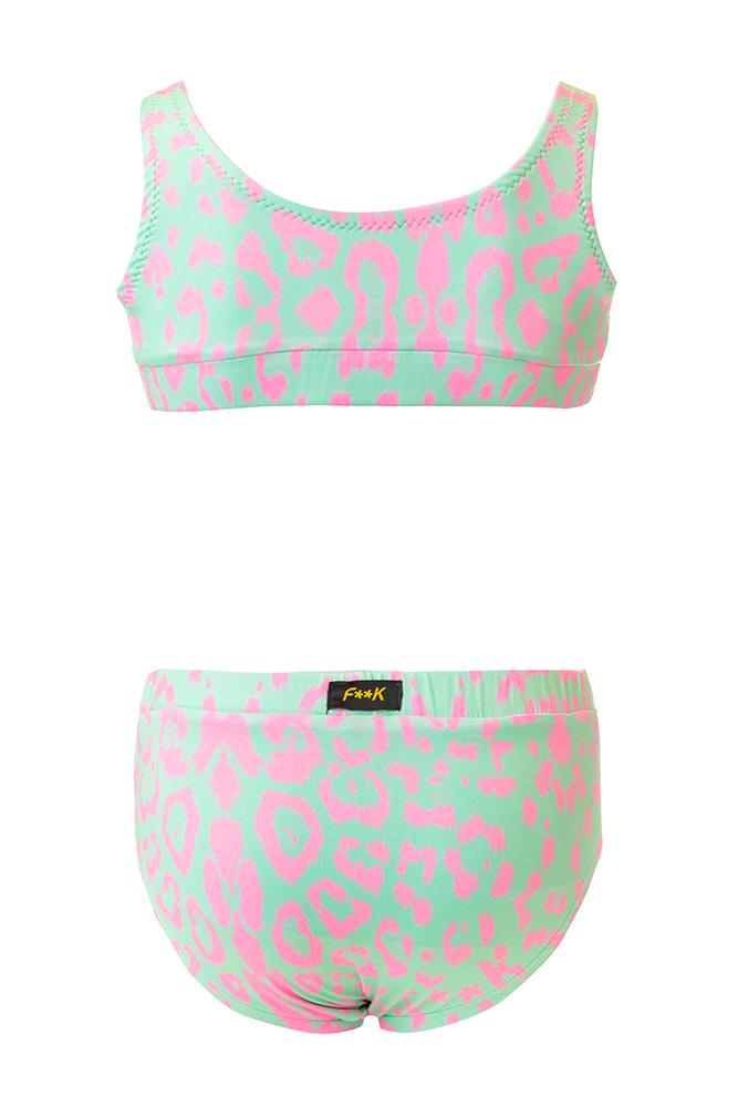 BIKINI BAMBINA FXXK BRASSIERE slip regolare Verde