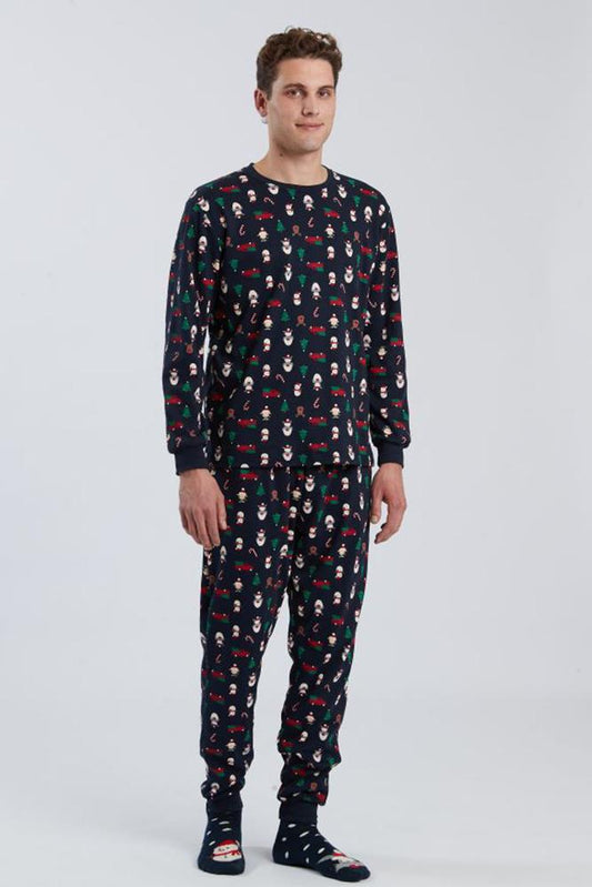 PIGIAMA Uomo HAPPY PEOPLE Blu