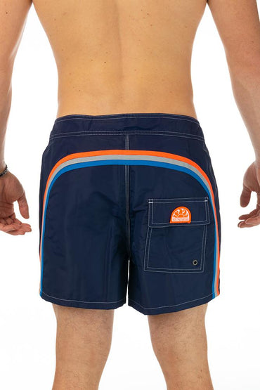 BOXER Uomo SUNDEK senza elastico CORTO Blu