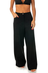 PANTALONE DONNA NERO 24858 10 RRD