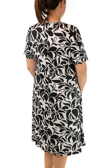 ABITO DONNA NERO 2428 37 ANNAMARIA