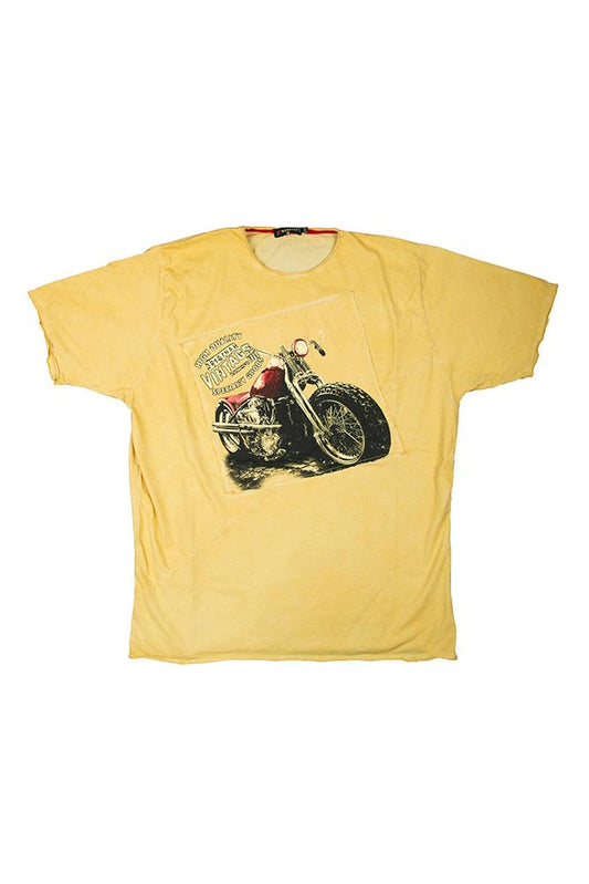 MAGLIA Uomo MAXFORT T-SHIRT Giallo