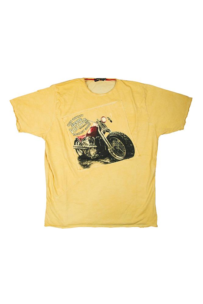 MAGLIA Uomo MAXFORT T-SHIRT Giallo