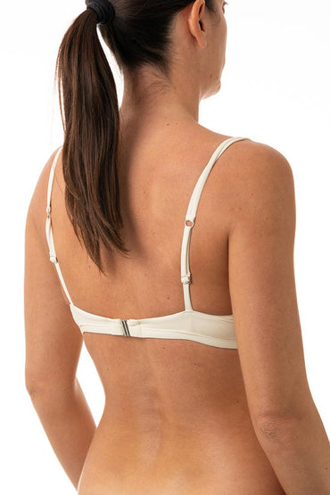 MIX REGGISENO BRASSIERE DONNA AVORIO GIOVI AVORIO BE BEACH