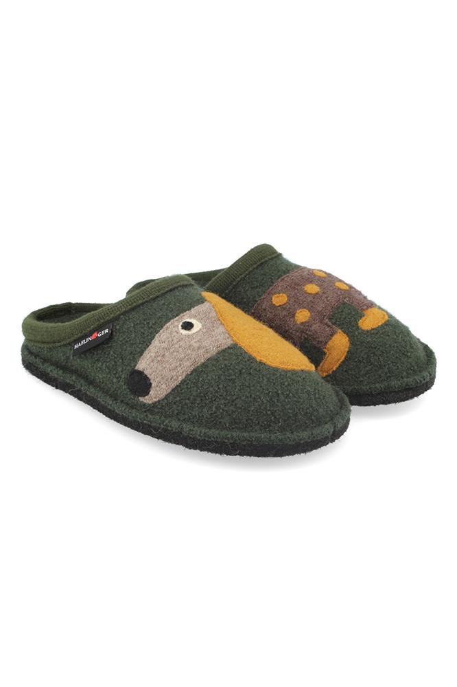 PANTOFOLE UNISEX HAFLINGER autunno/inverno Verde