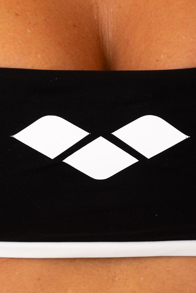 BIKINI BRASSIERE DONNA NERO/BIANCO 10252 NERO/BIANCO ARENA