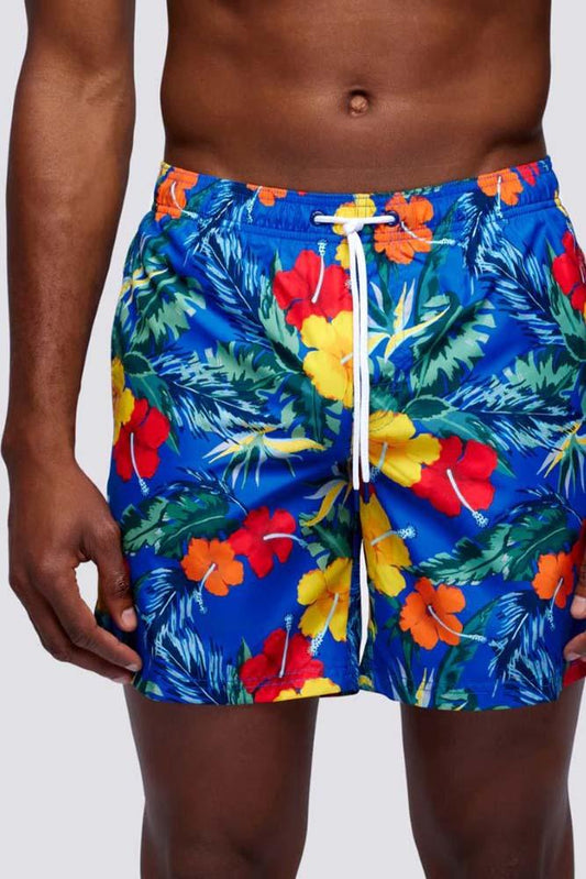 BOXER Uomo SUNDEK con elastico CORTO Azzurro