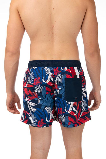 BOXER Uomo BEAR SURFBOARDS con elastico CORTO Blu
