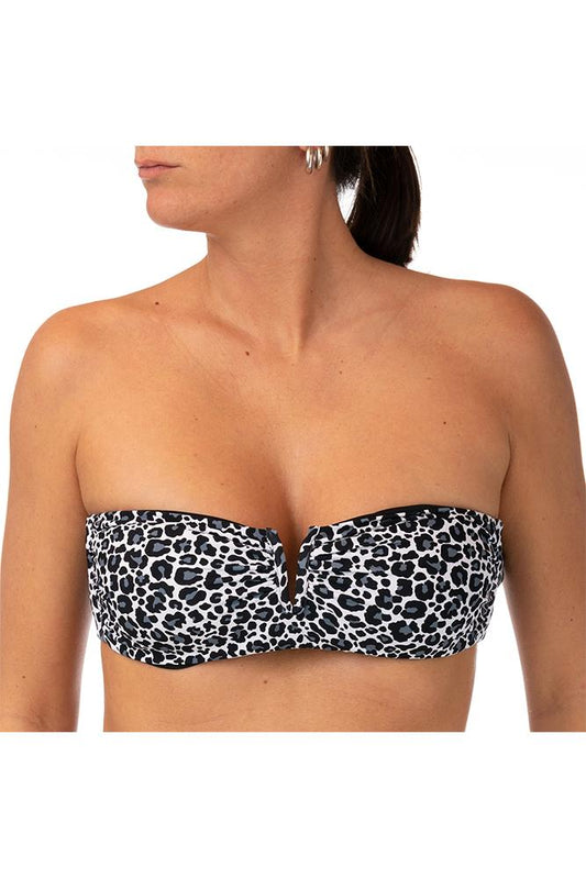 MIX REGGISENO Donna BE BEACH FASCIA Nero/bianco