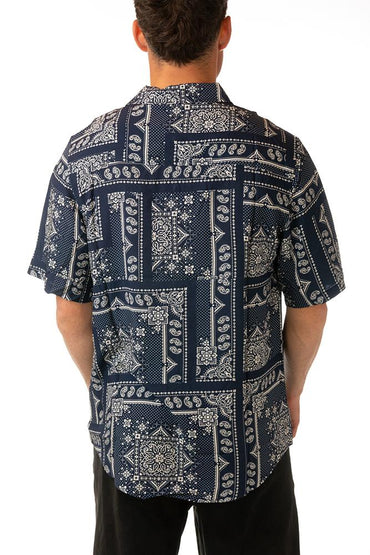 MAGLIA CAMICIA UOMO BLU BWL DANANAVY TOOCO