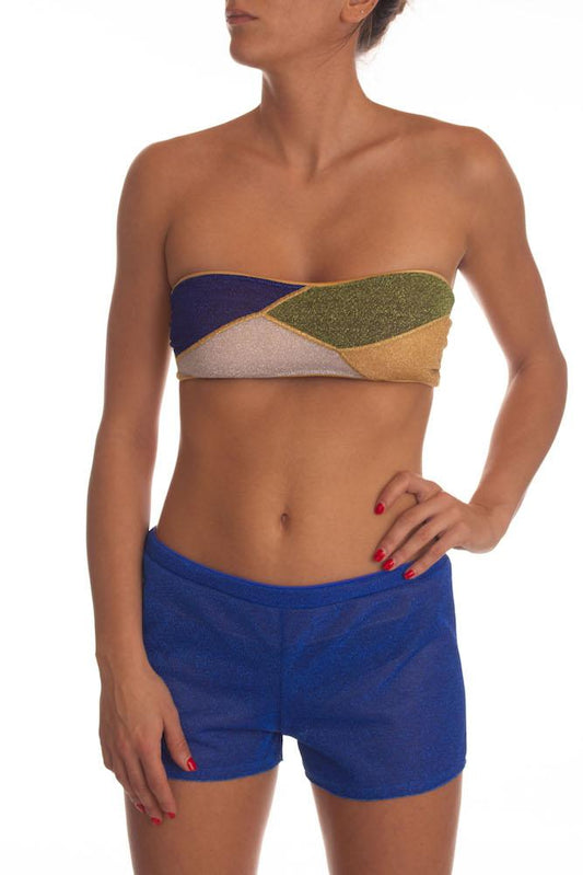 PANTALONE Donna BE BEACH CORTO Blu