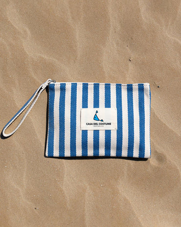 POCHETTE UNISEX BIANCO/BLU POCHETTE 2025 CASADELCOSTUME