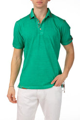 MAGLIA POLO UOMO VERDE