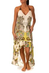 ABITO DONNA  VERDE V5010D INRO MISS BIKINI