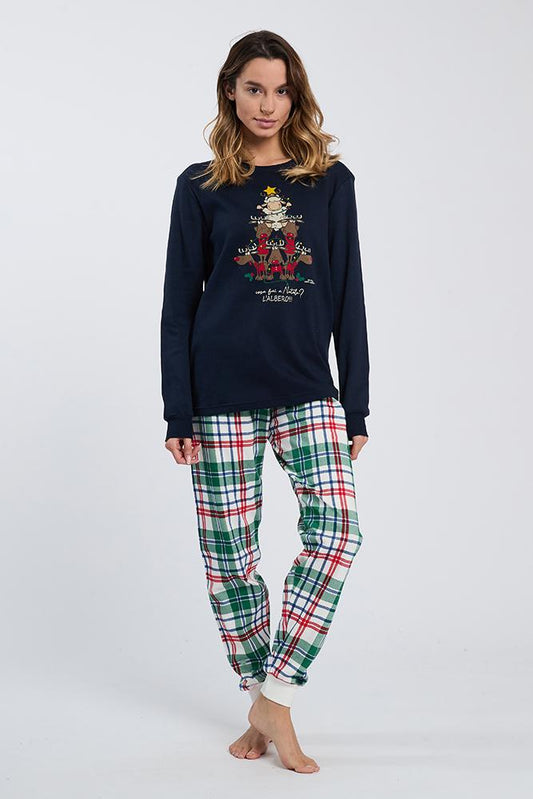 PIAGIAMA NATALIZIO DONNA 6836 PRENATALE HAPPY PEOPLE