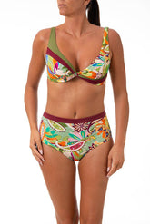 BIKINI FERRETTO DONNA  VERDE 25B084KCP-990 VERDE MARETTE