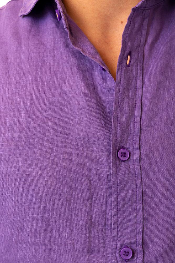 MAGLIA CAMICIA UOMO VIOLA FK24-5005 VI FXXK