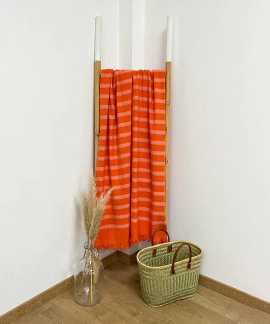 TELO MARE UNISEX COMPTOIR DE LA PLAGE COTONE Arancio