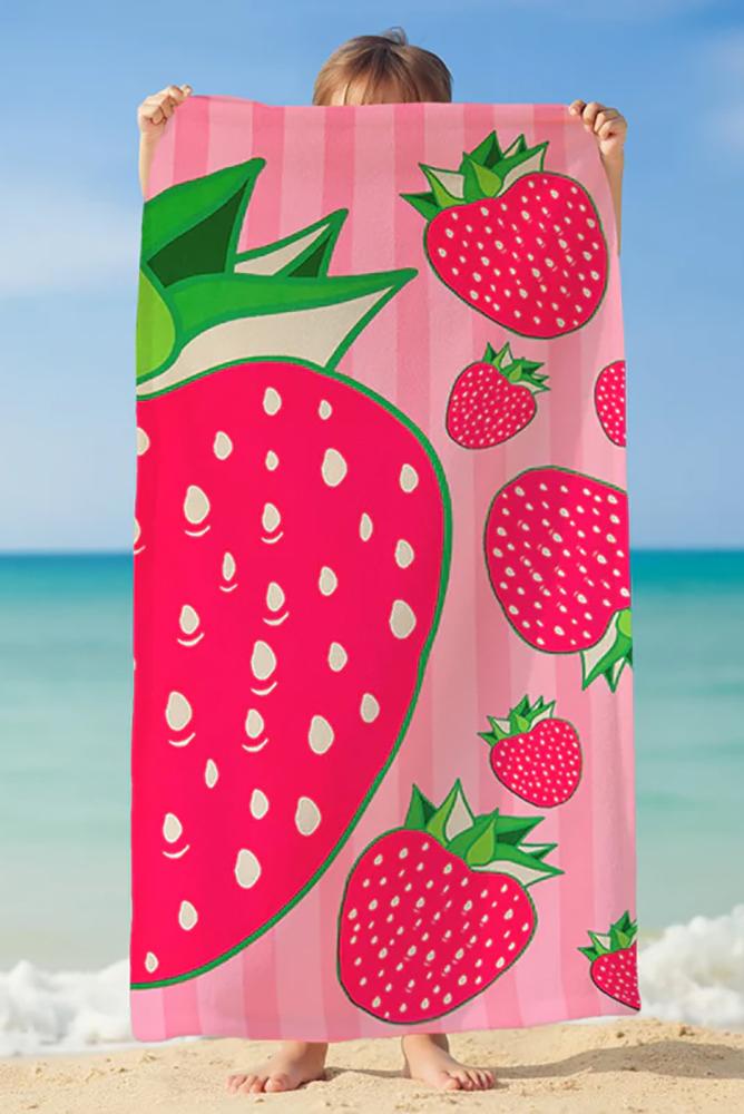 TELO MARE MICROFIBRA UNISEX FUCISA POPUP POPFRAISE COMPTOIR DE LA PLAGE