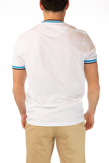 MAGLIA Uomo HARMONT&BLAINE T-SHIRT Bianco