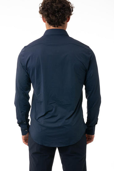 MAGLIA CAMICIA UOMO BLU 25251 61 RRD