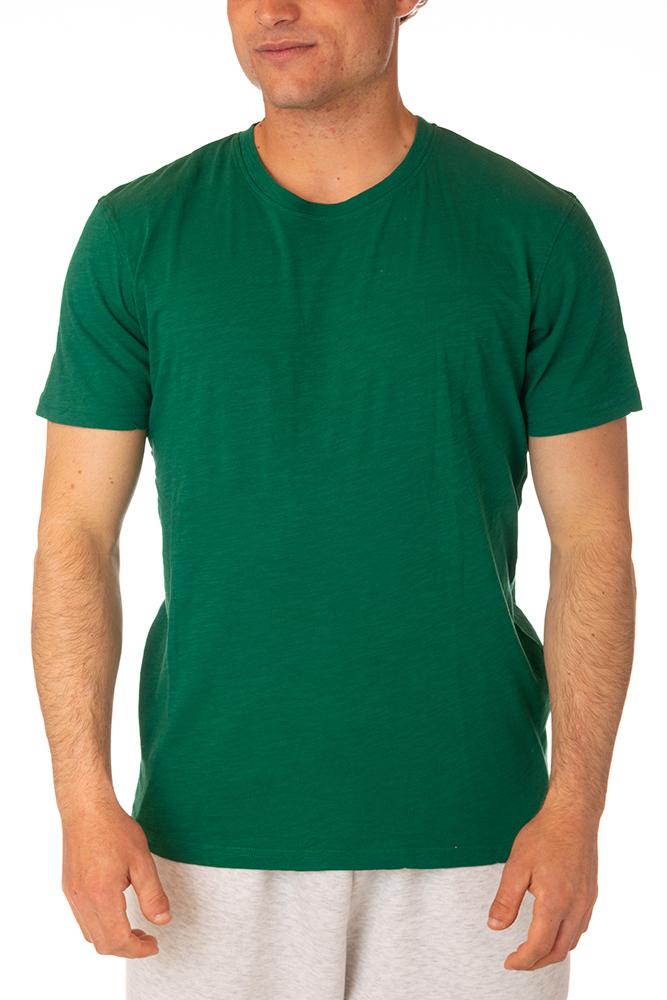 Maglietta Uomo Fruit Of The Loom Super Premium Verde Bottiglia Maglietta Uomo Fruit Of The Loom Super Premium Verde Bottiglia
