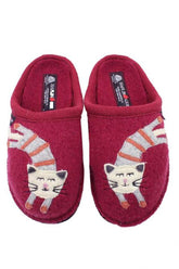 PANTOFOLE AUTUNNO/INVERNO UNISEX BORDEAU