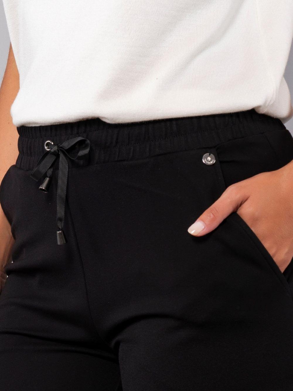 PANTALONE DONNA NERO MA60 NERO VERDISSIMA