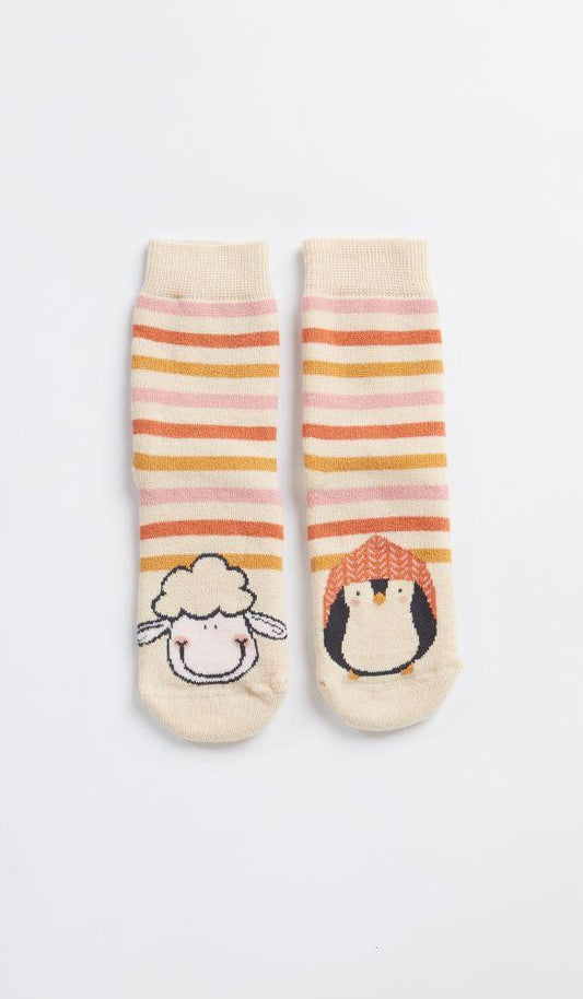 CALZE DONNA ARANCIO 6422 HP HAPPY PEOPLE