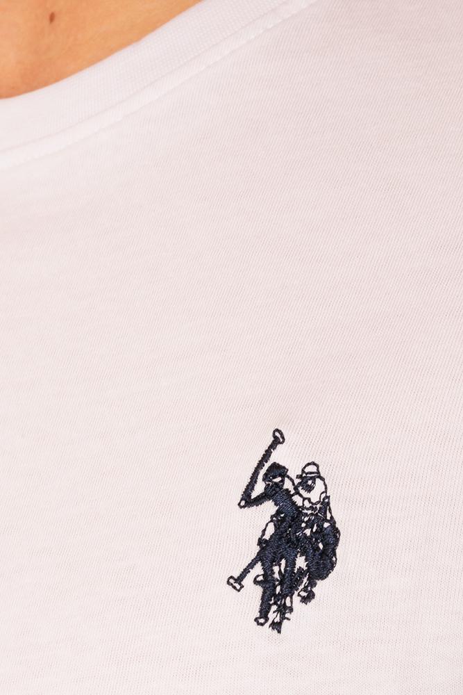 MAGLIA UOMO BIANCO 154026 BIANCO100 US POLO