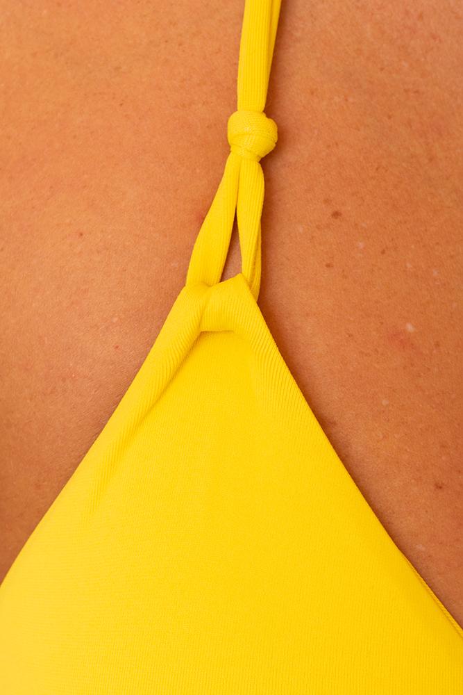 MIX REGGISENO TRIANGOLO DONNA LIMONE LUDO GIALLO BE BEACH