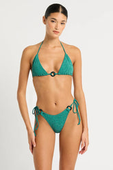 BIKINI TRIANGOLO DONNA  PETROLIO BOUND589 517 ALTEALLUX BOnd Eye