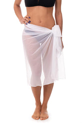 PAREO DONNA  BIANCO TULLYBIG 05 BIANCO BE BEACH